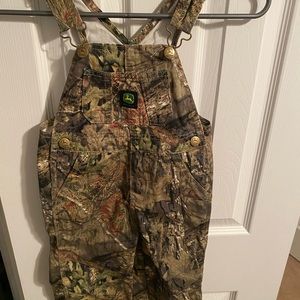 John Deere Camo bibs, new without tags, size 3t
